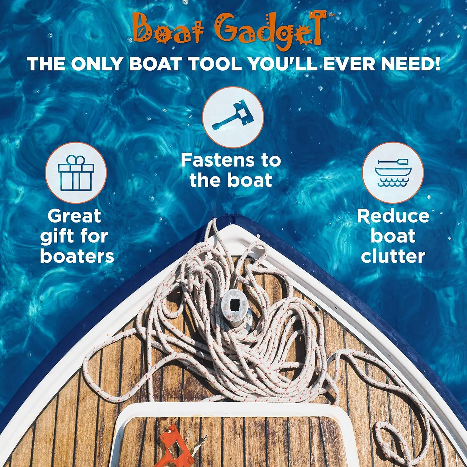 – This 10-in-1 Boat Tool Includes Beer and Wine Bottle Opener, Safety Whistle, Fishing Line Cutter, Marine Gas Cap Key & Other Essential Tools – Great idea for Boat Owners