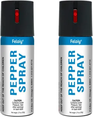 1 to 4 Bottles - 60ml Pepper Spray, Easy to Carry, protruding Nozzle Design, Quick to use, Safe and Easy to use