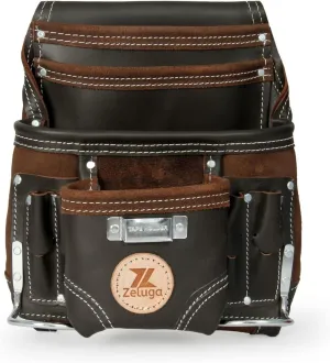 10 Pocket Rigger Heavy Duty Leather Tool Bag