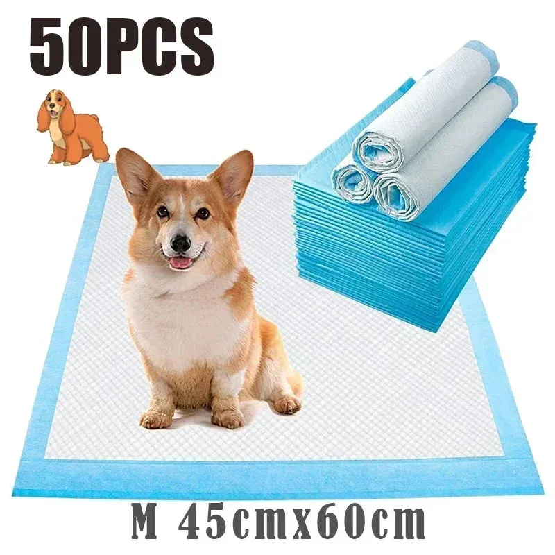 100PCS Thickened Absorbent Dog Puppy Training Pads