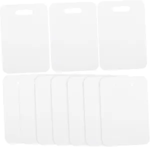 10Pcs Blank Luggage Tags for DIY Personalization Lightweight Travel Id Tags Durable Luggage Identifiers Prevent Loss Easy Identification