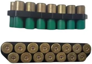 12 Gauge Shotgun Shell Holder Hard Sided Bandolier Designed for Magazine Pouch