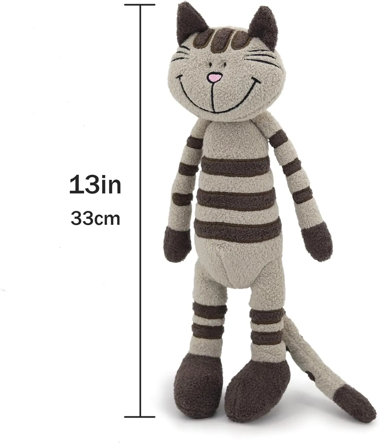 13" Huggable Standing Cat Stuffed Animals Plush Toy,Stuffed Cat Plush Toys for Girls,Cat Toys for Kids,Great Gift for Children,Birthday,Baby Shower,Christmas,Machine Washable