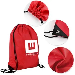 14" X 18" Polyester Drawstring Backpack