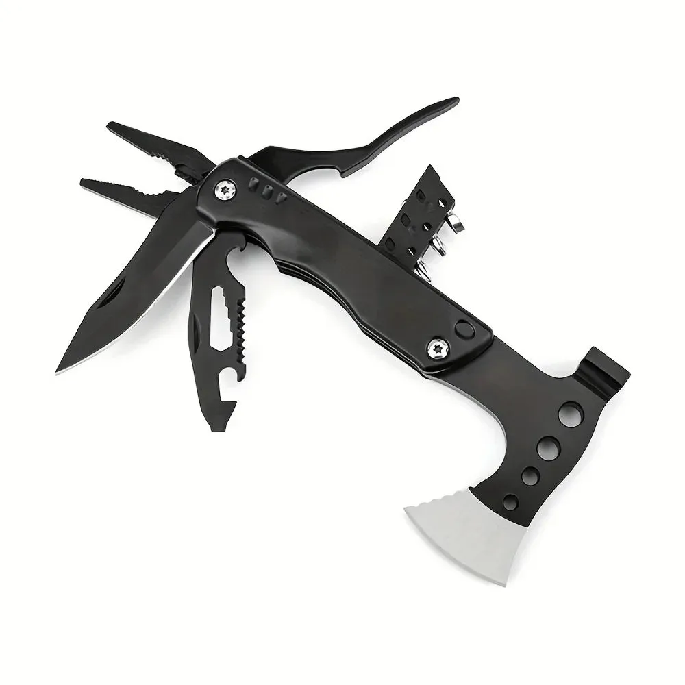 18 in 1 Portable Multi Tool with Axe Hammer Pliers and Saw