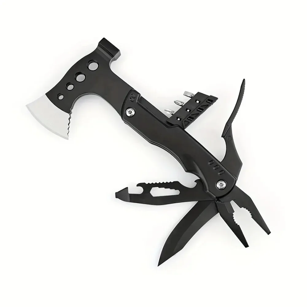 18 in 1 Portable Multi Tool with Axe Hammer Pliers and Saw