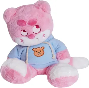19.6Inch Pink Cat Stuffed Animal, Super Soft and Cuddly Cat Plush, Kitty Stuffed Animal, Perfect for a Gift, Adorabl Home Decor, Clothes Can be Changed