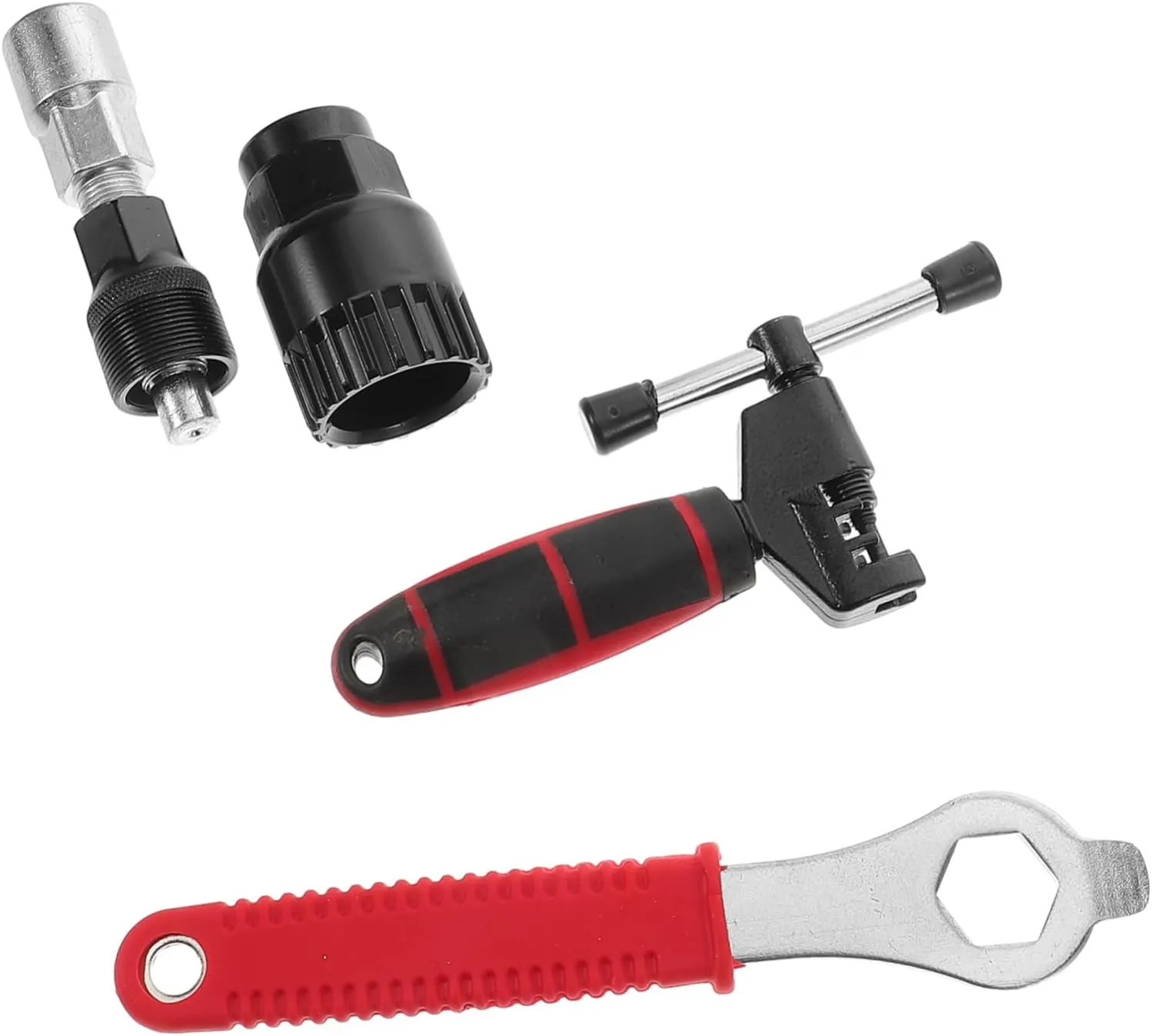 1Set Bicycle Repair Tool Kit Multi Function Crank Puller Shaft Remover Durable Tools for Efficient Bike Maintenance Compatible with Various Models