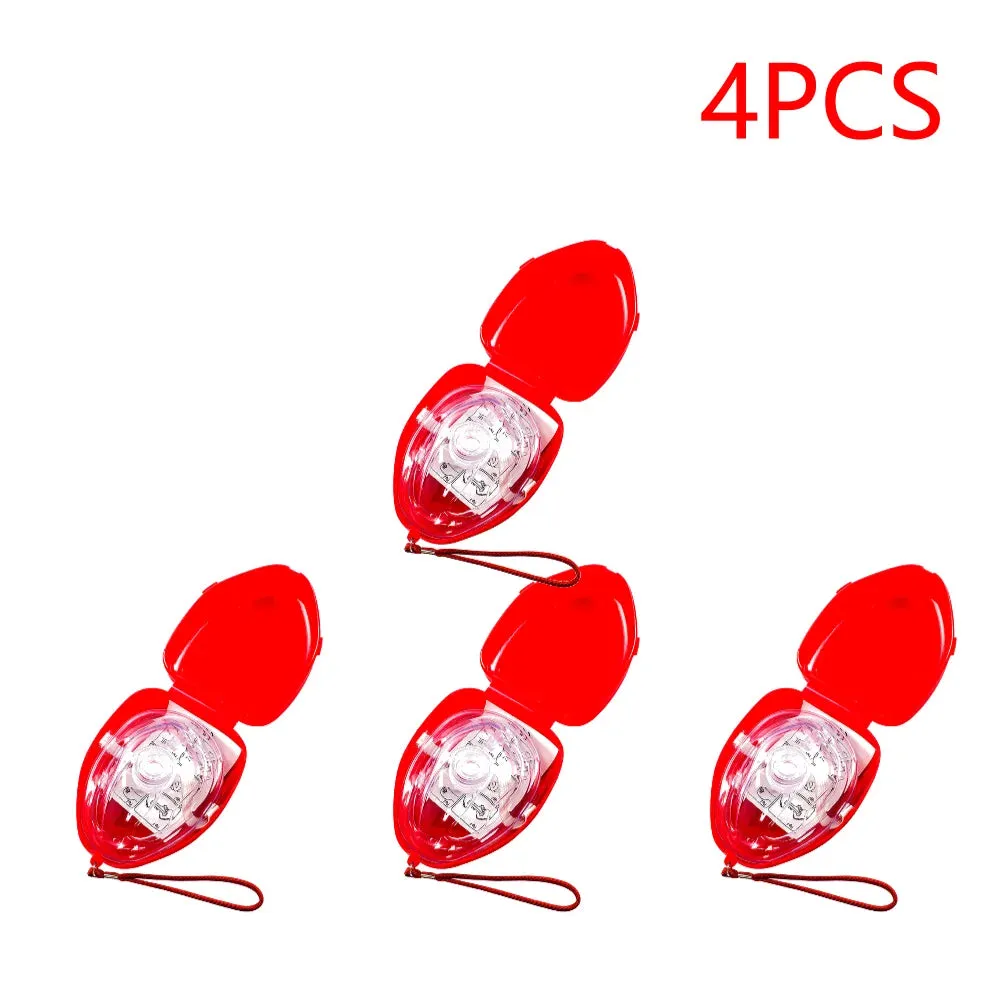 2-10PCS Professional CPR Mask with One-Way Valve for First Aid and Emergency Rescue
