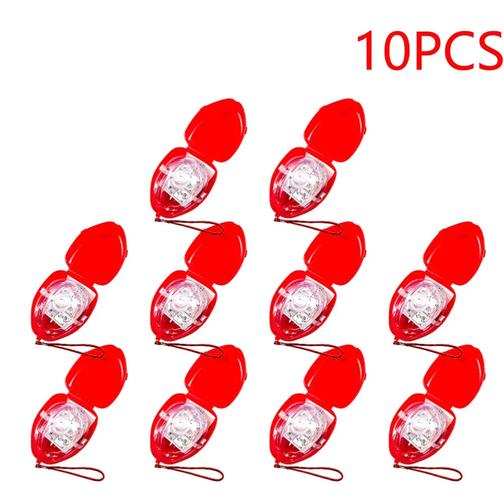 2-10PCS Professional CPR Mask with One-Way Valve for First Aid and Emergency Rescue