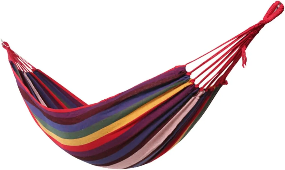 200x80cm Outdoor Hammock Canvas Swing Camping Chair Durable Hanging Chair