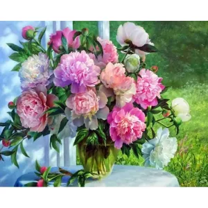 2019 Hot Sale Popular Modern Art Flowers Diamond Embroidery VM1082