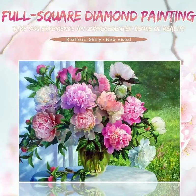 2019 Hot Sale Popular Modern Art Flowers Diamond Embroidery VM1082