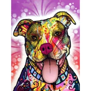 2019 Special Colorful Dog 5d Diy Diamond Stitch Kit VM1927