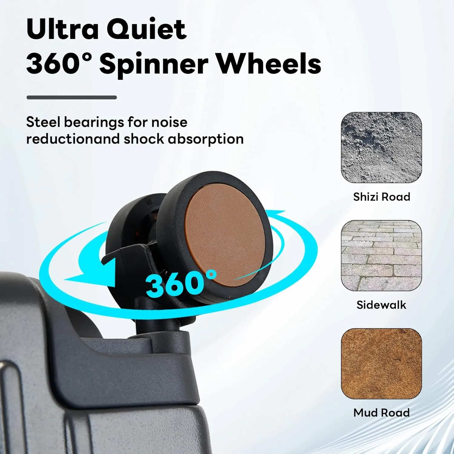22 inch carry on luggage suitcase locks tsa approved Hardside Lightweight Suitcase with Cup Holder TSA Lock Carry On Luggage with USB Port Phone Holder suitcases with 360° 8 Double Spinner Wheels