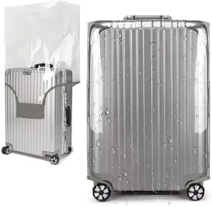 28 Inch Clear PVC Suitcase Cover Protectors Suitcase Covers for Luggage Thickened suitcase protective cover for Wheeled Suitcase Suitable for 28"-29"