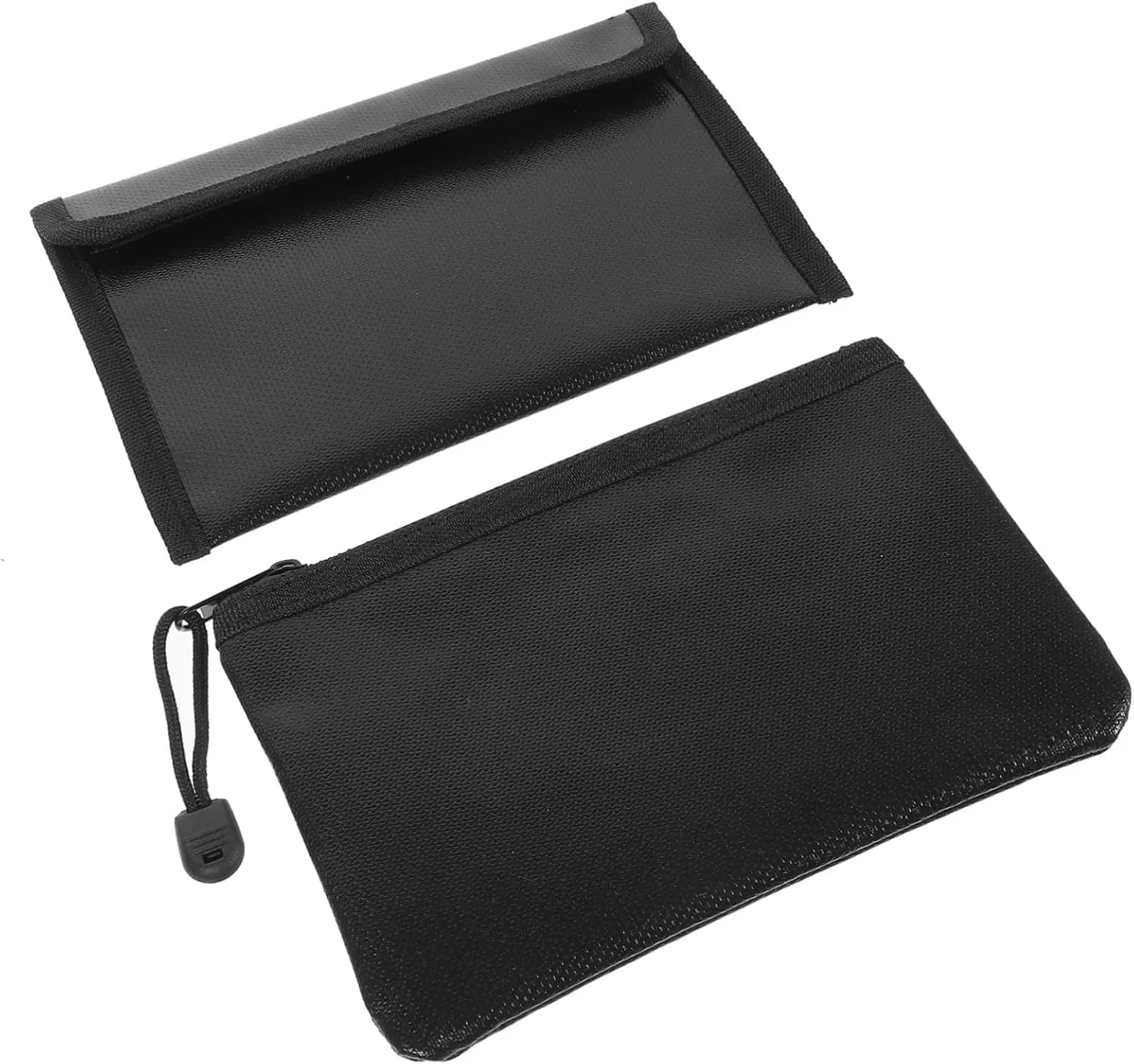 2Pcs Fireproof Document Bags Water Resistant File Storage Pouches for Important Paperwork Protection for Home Office and Travel