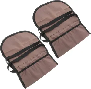 2pcs Tool Roll Canvas Roll up Pouch for Carving Tools Wrenches Screwdrivers