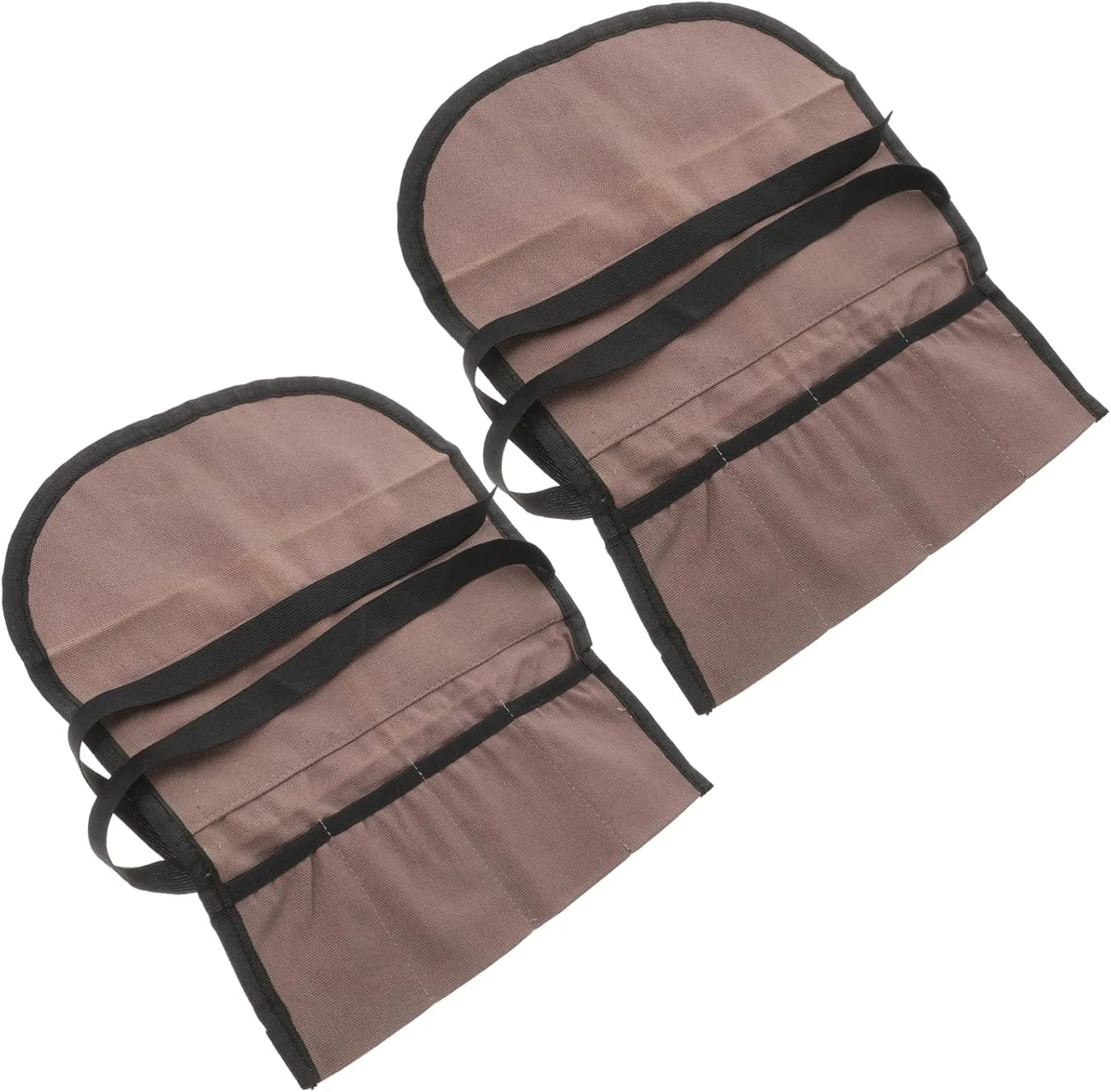 2pcs Tool Roll Canvas Roll up Pouch for Carving Tools Wrenches Screwdrivers