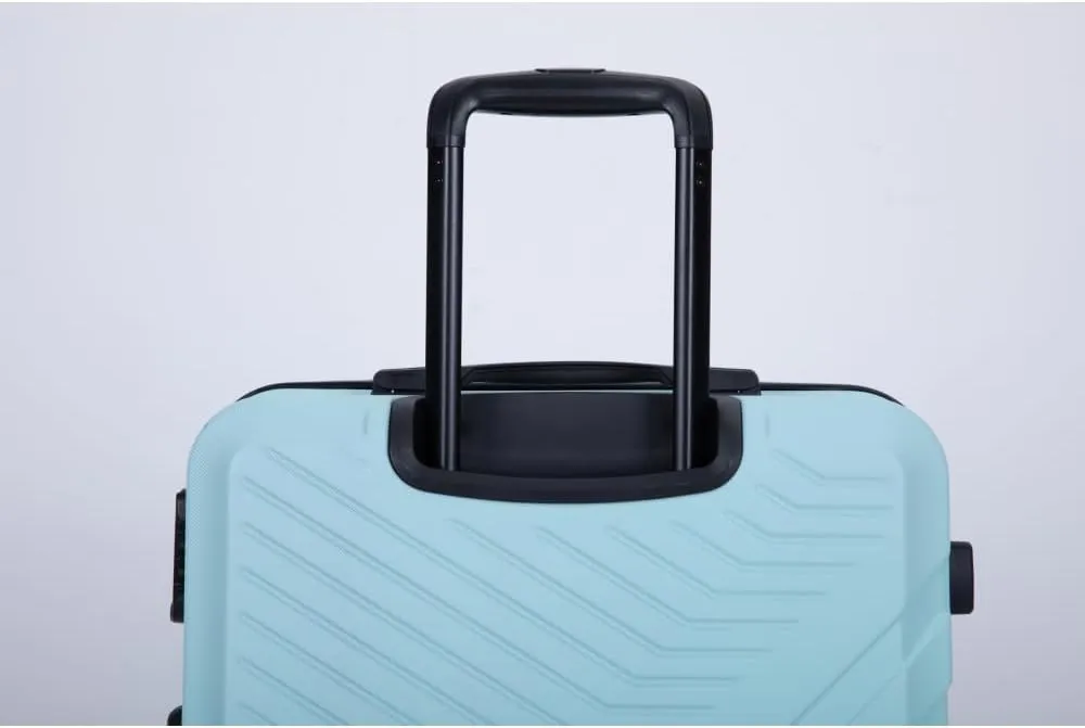 3-Piece Luggage Set (20/24/28 Inch) - ABS Lightweight Hard Shell Suitcases with Spinner Wheels, Lock & 2 Hooks - Carry-On & Checked Luggage for Travel (Green   ABS)