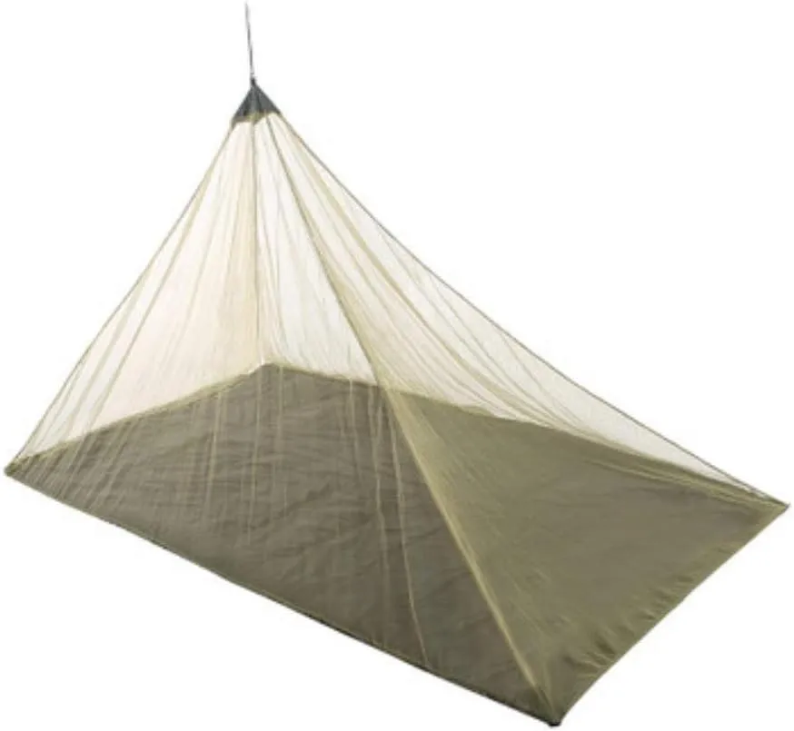 50D Polyester Outdoor Camping Perspective Anti-Mosquito Nets Lightweight Strong Travel Camping Single Mosquito Hammock Tent, Green