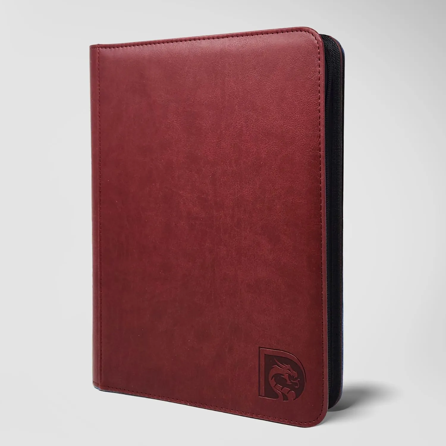540 Pockets Trading Card Binder, 30 Double Sided Pages, 9 Pockets Per Page, Premium Sleeves Protect and Display Sports Cards, Game Cards - Red Smooth