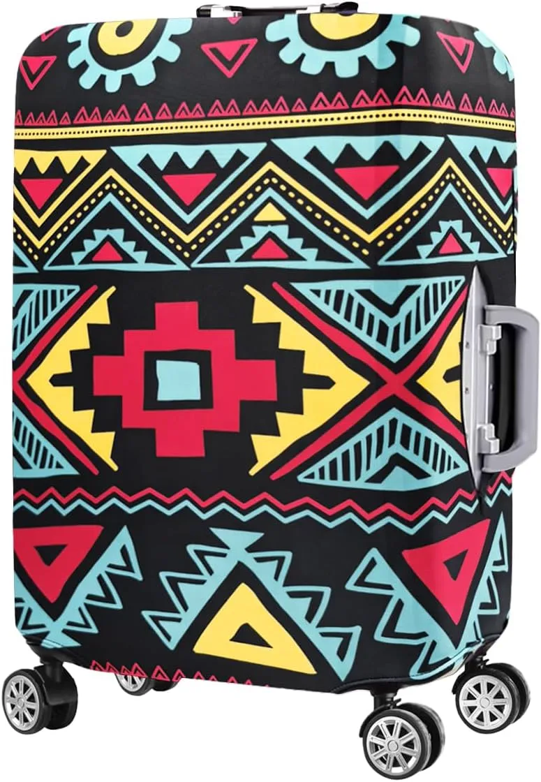 7-Mi Travel Luggage Cover Elastic Sleeve 29"-30" Anti-Scratch Suitcase Protector Cover Size XL, Bohemia