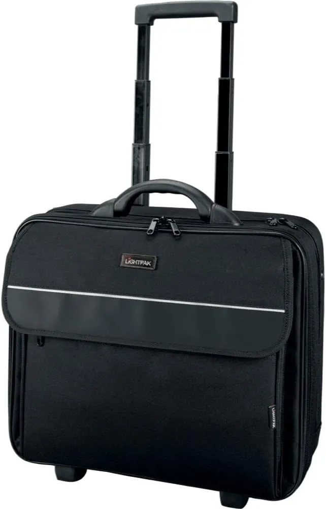 92702 TREVISO wheeled business bag executive overnight, nylon, black