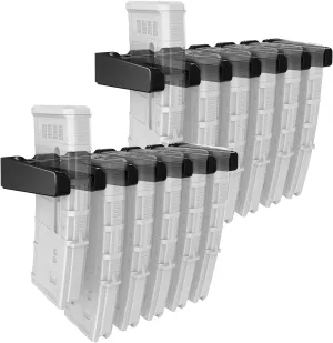ABS Magazine Holder, Ar Magazine Holder for Gun Safe, Mag Storage Rack for Pmag, Glock, Amend 2, Hexmags, Mftmags, Magpulmag