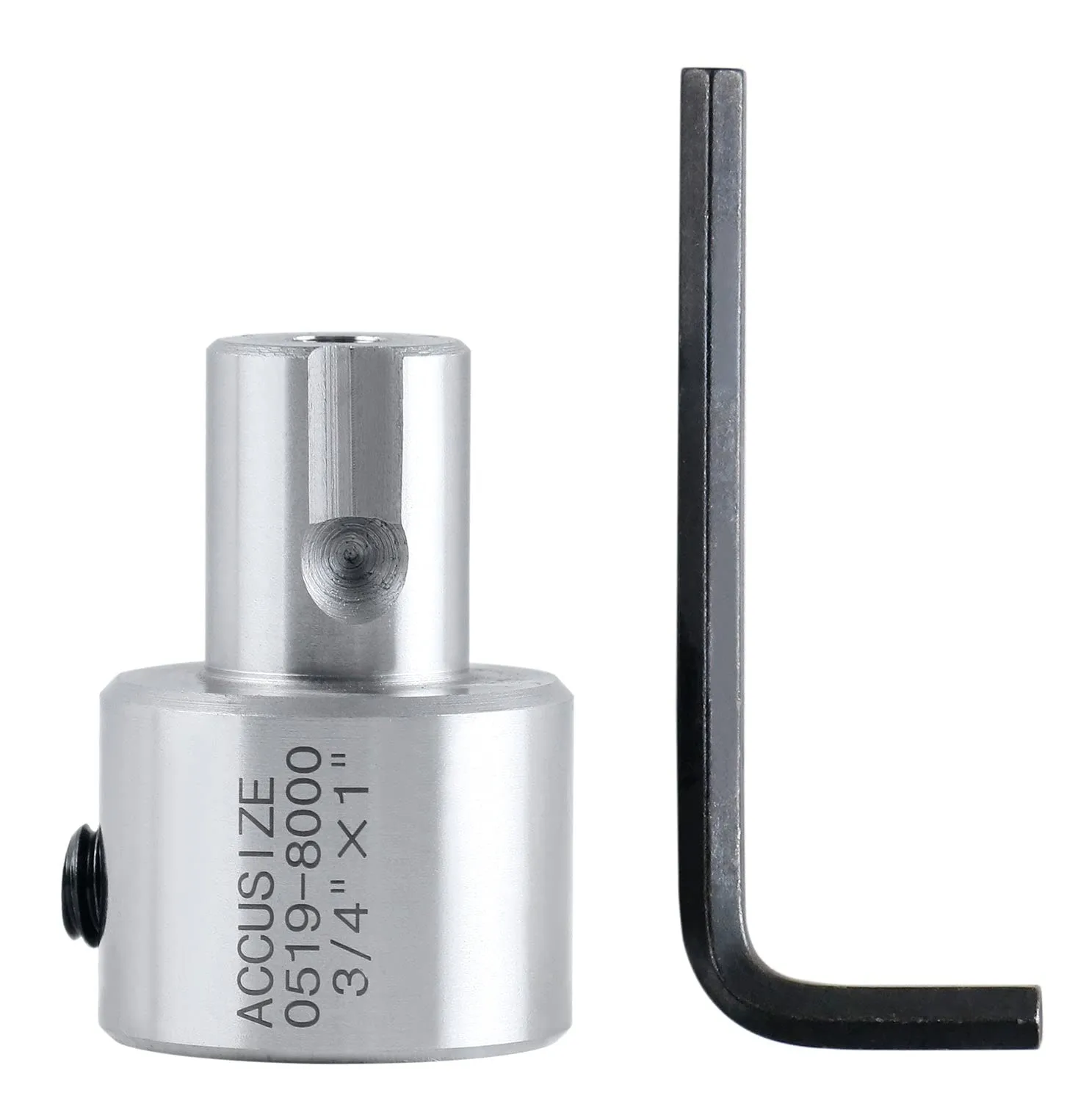 Accusize Industrial Tools 3/4" Weldon Shank to 3/4" Nitto One Touch Shank Adapter, 0519-8000