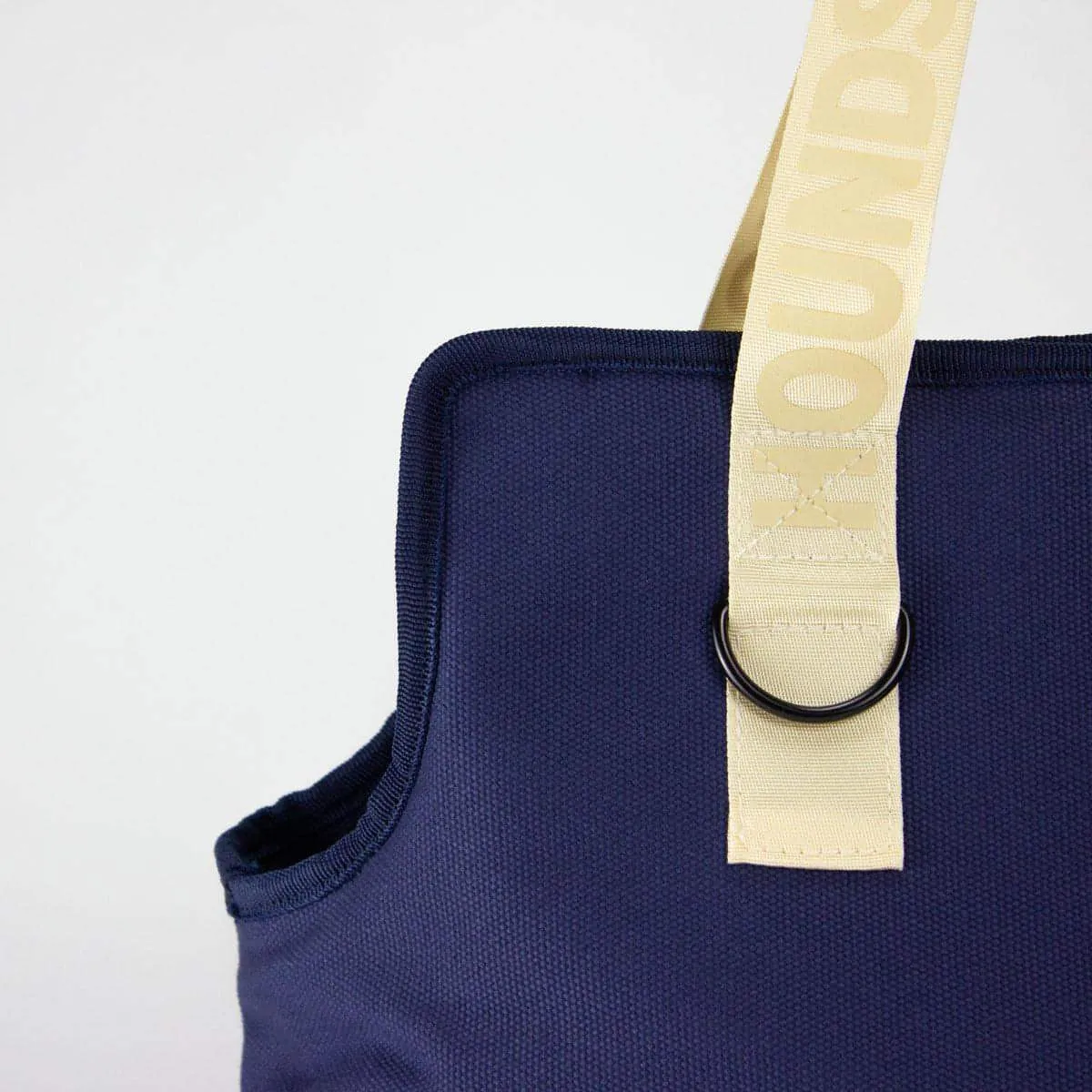 ADC Houndstone & Co. Dog Tote Bag, Soft Sided Pet Carrier - Canvas Material, Navy, lightweight with large pocket
