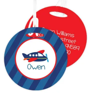 Airplane Ride Personalized Bag Tag