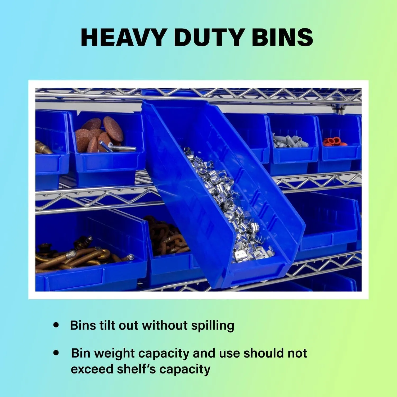 Akro-Mils 30138 Plastic Shelf Bins, Heavy Duty Storage Bins for Garage, Closet, and Drawer Organization, 18-Inch x 6-1/2-Inch x 4-Inch, Red, 12-Pack