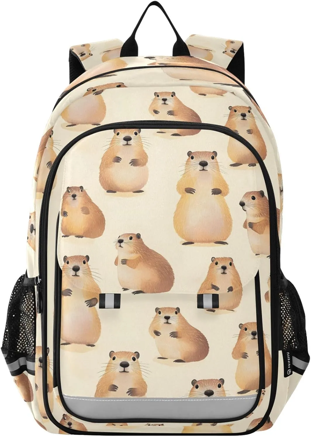 ALAZA Groundhog Pose Squirrel Laptop Backpack Purse for Women Men School Bag 17 Inch Bookbag Student Boys Girls Travel Casual Daypack