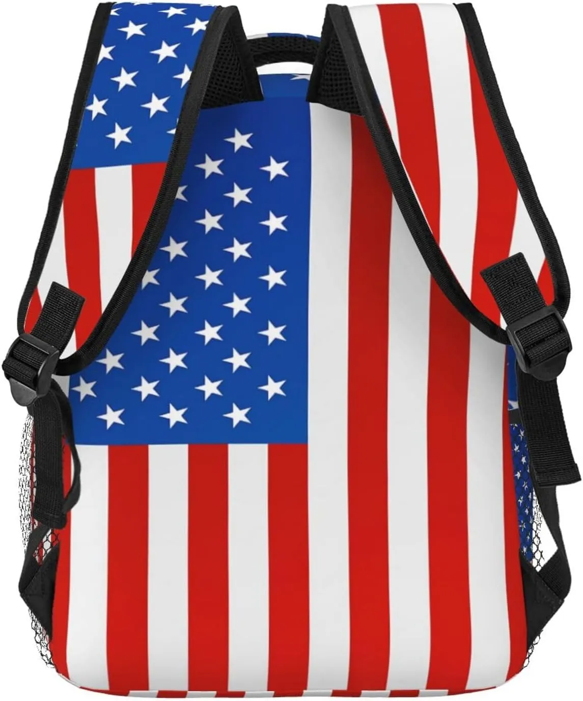 American Flag Independence Day Backpack,Laptop Bookbags Shoulder Bag Travel Hiking Camping Daypack for Men Women