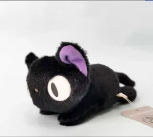 Anime Cartoon Black Cat Plush Stuffed Toy,6.5"