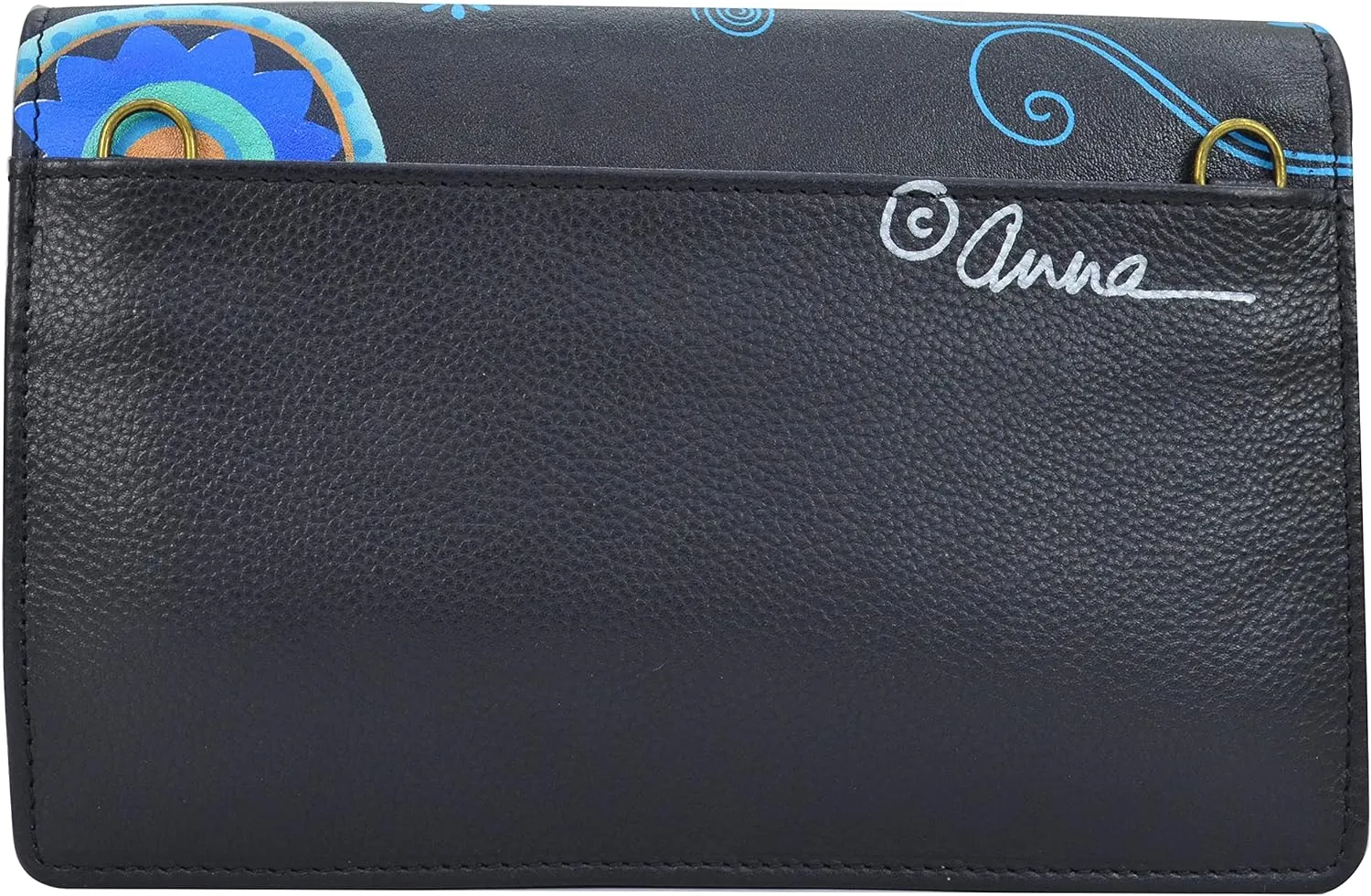 Anna by Anuschka Hand Painted Women’s Genuine Leather 3 in 1 Convertible Crossbody/Clutch/Belt bag