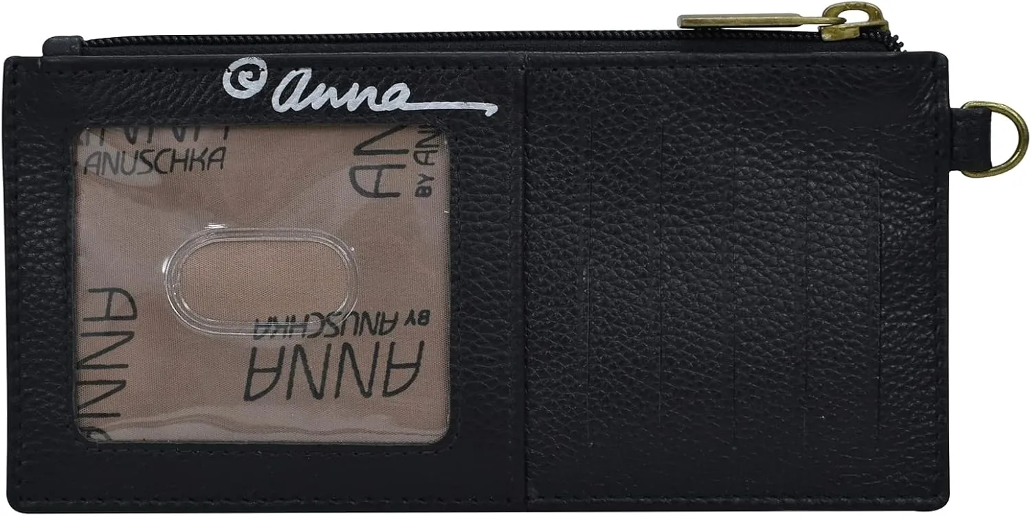Anna By Anuschka Hand Painted Women’s Genuine Leather Organizer Wallet