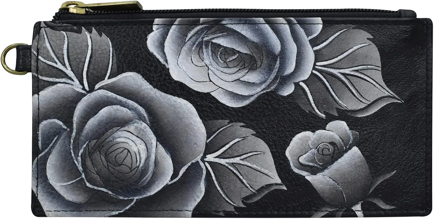 Anna By Anuschka Hand Painted Women’s Genuine Leather Organizer Wallet