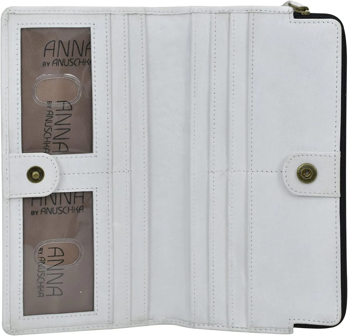 Anna by Anuschka Women's Hand Painted Leather Two Fold Wallet