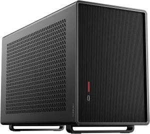 Antec Performance 1 M Black, Fans Not Included, High Airflow Solid Panels, RTX40 Compatible, 2 x 140mm Fans Support, PCIe 4.0 Riser Cable, CNC & Aluminum Crafted, Type-C, Mini ITX Gaming Case