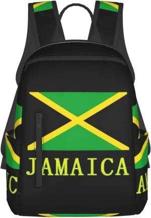 Anti theft laptop backpack travel backpacks bookbag for women & men college backpack (for Jamaican Flag)