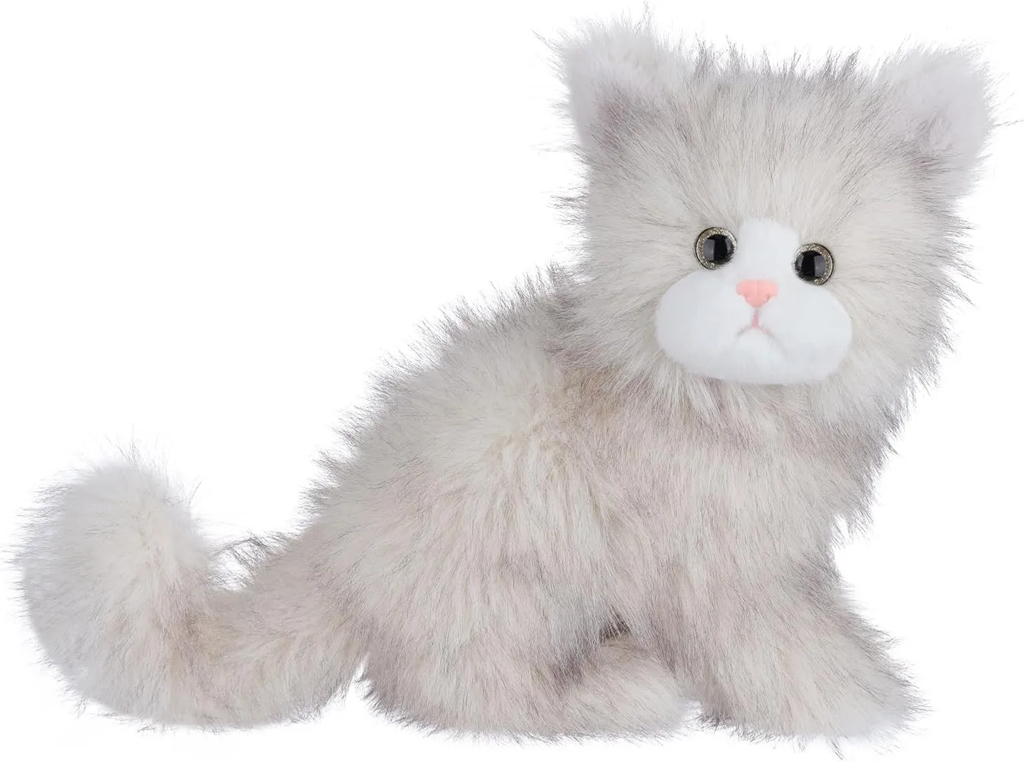 Apricot Lamb Toys Plush Chinchilla Cat Kitten Kitty Stuffed Animal Soft Cuddly Perfect for Kids 9.4 Inches