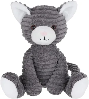 Apricot Lamb Toys Plush Corduroy Cat Kitten Stuffed Animal Soft Cuddly Perfect for Child 8.7 Inches