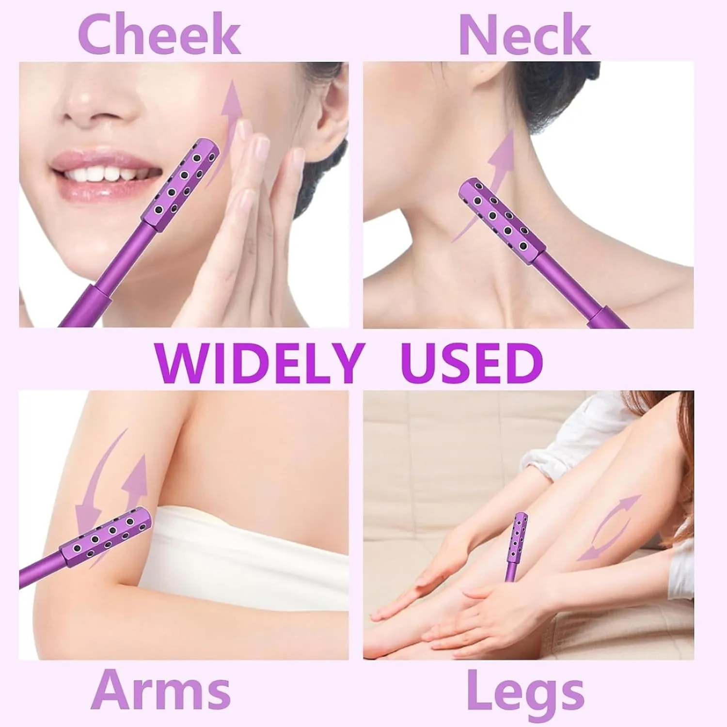 Arrily face roller，Uplift Facial Massaging Beauty Tool, Skin Care for Skin Tightening Firming, De-Puffing, Nourishes The Skin for Daily Skincare Routine (black)