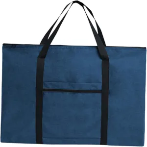 Art Carrying Bag Organize Wall Border Zippered Waterproof Document File Organizer Poster Storage Handbag for Poster, Navy 8K A3