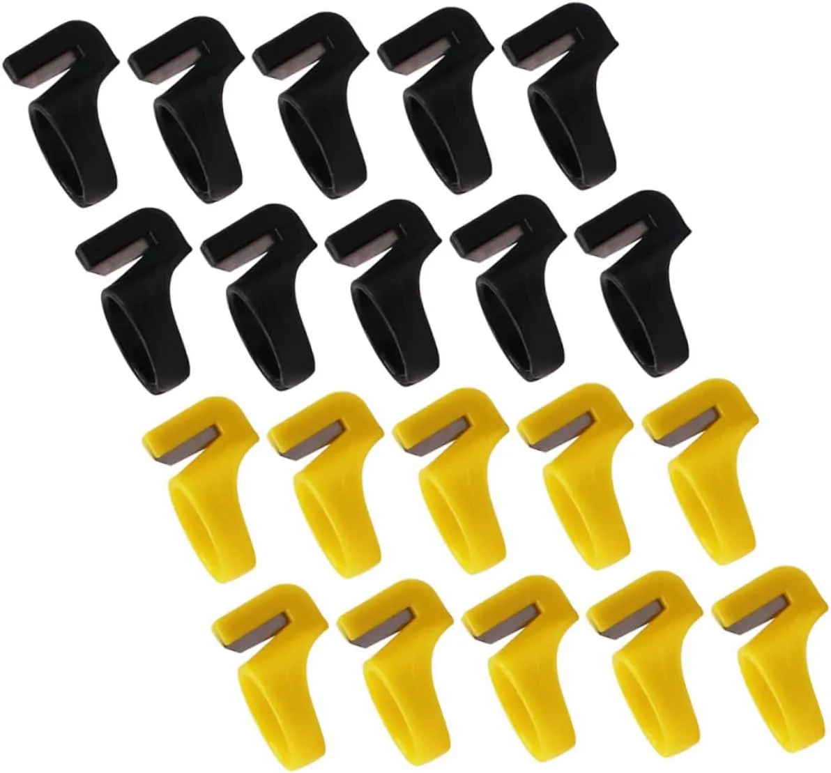 ARTIBETTER 3sets Quick Easy Thread Cutting Ring Thread Cutters Yarn Cutters Line Compact Sewing Tool for Quilting Sewing 20pcs*3 Random Color