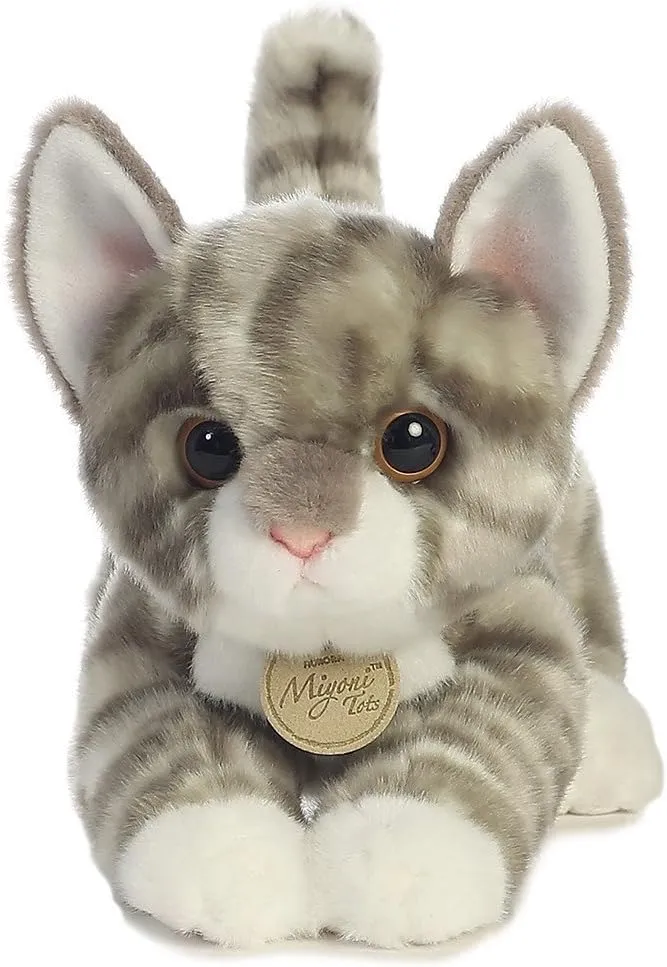 Aurora - Miyoni - 9" Grey Tabby Kitten