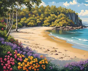 Australia Collection PD (59) - Noosa Heads, QLD - Van-Go Paint-by-Number 60x75cm no Frame