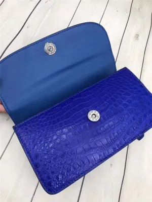 Authentic Real Crocodile Belly Skin Women Small Purse Female Mini Handbag Genuine Alligator Leather Lady Cross Shoulder Bag